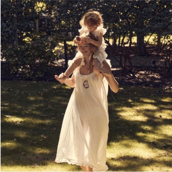 ✨Last Chance💋✨K🌹✨DÔEN ‘Clarita’ Heirloom Organic Cotton Nightgown Salt Girl 12 - Picture 6 of 17